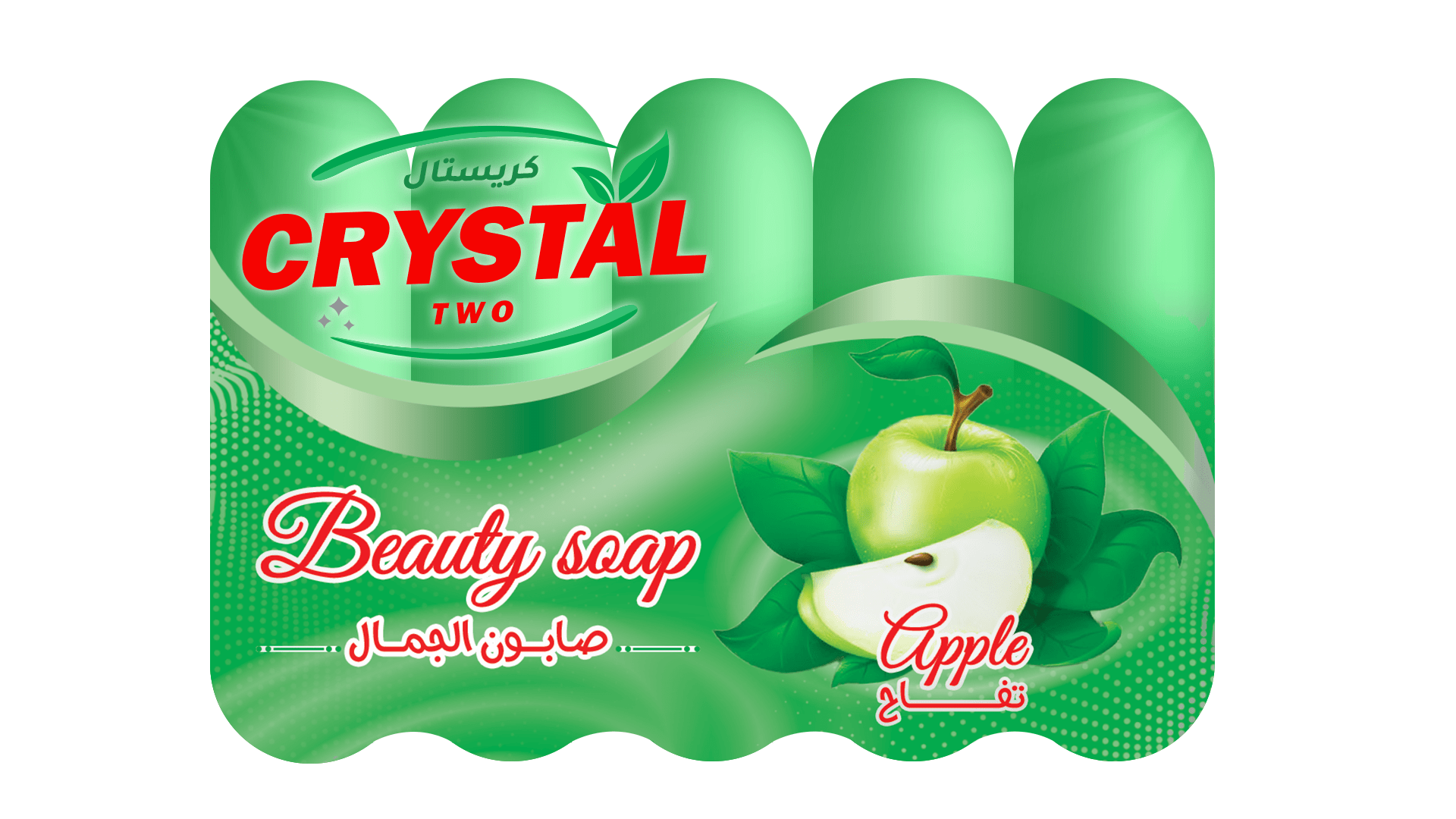 Crystal Tow Rose Perfumed Apple – 5x60g