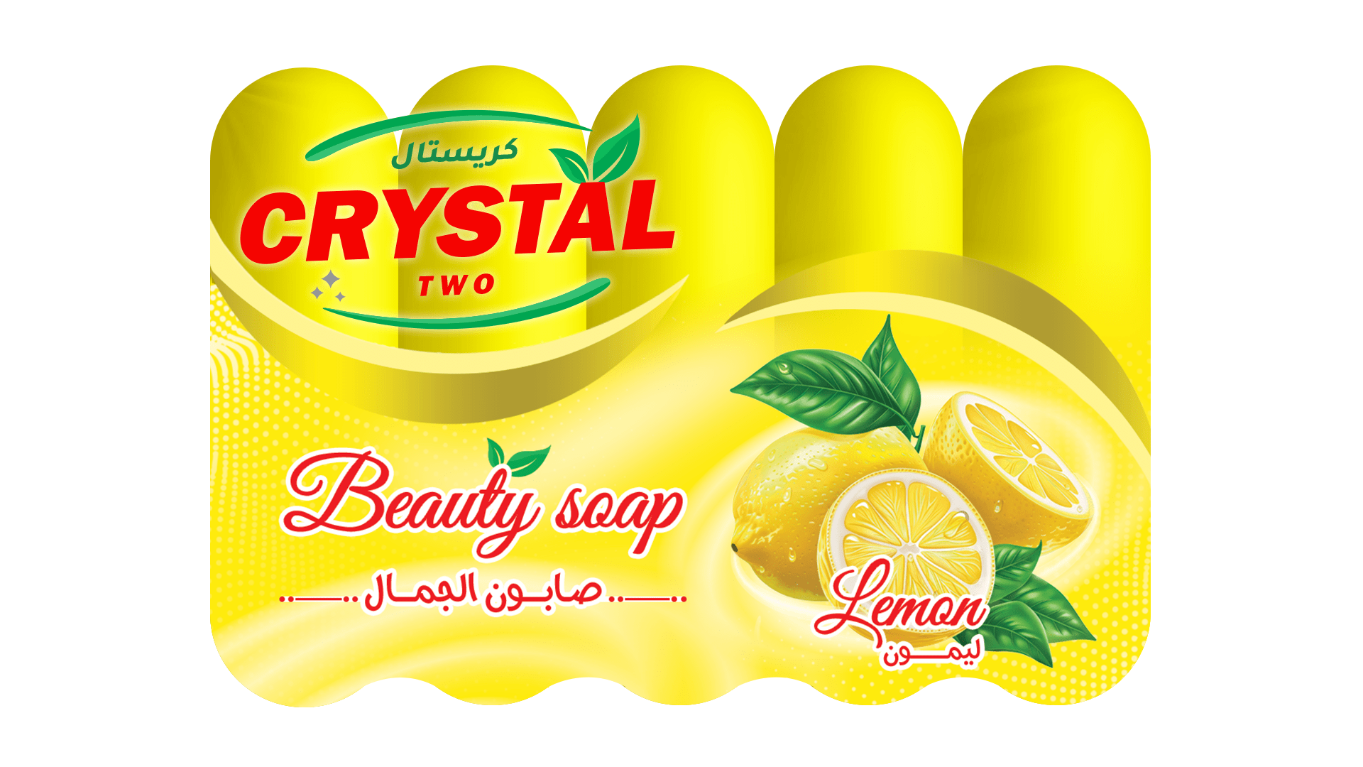 Crystal Tow Lemon Perfumed Soap – 5x60g