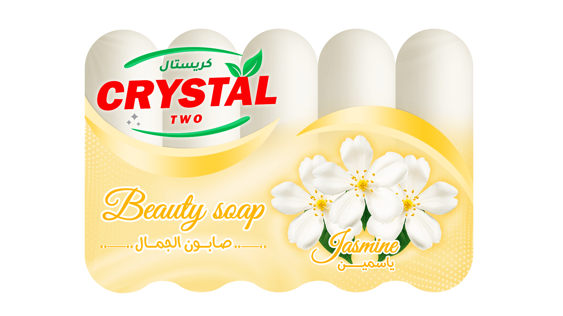 Crystal Tow Jasmine Perfumed Soap – 5x60g